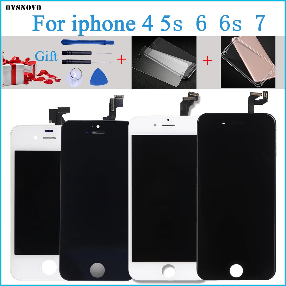 100% протестированный AAA +++ сменный ЖК дисплей для iPhone 6 6s дигитайзер в сборе 7 экран +