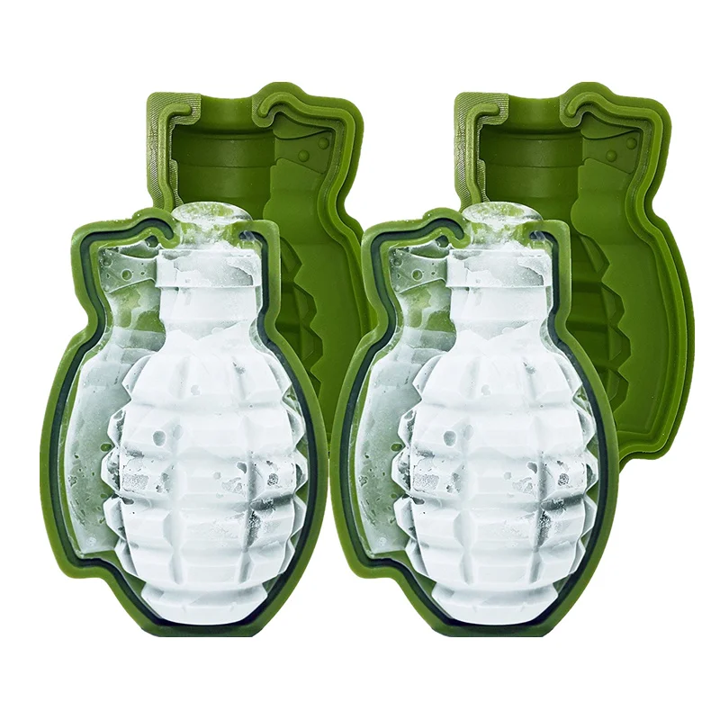 3D граната силиконовая форма для льда кубики льда|silicone ice cube mold|molde siliconeice mold silicone |