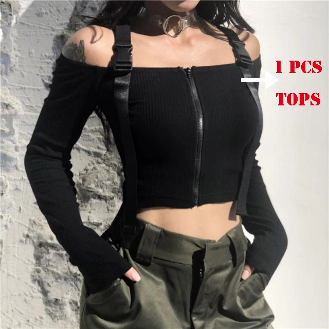 TOPS Модный костюм для джазовых танцев, женская одежда в стиле хип-хоп, одежда для уличных танцев, одежда для сцены, одежда для ночного клуба, DJ DS Gogo, наряд для сцены DC1524 - Цвет: TOPS