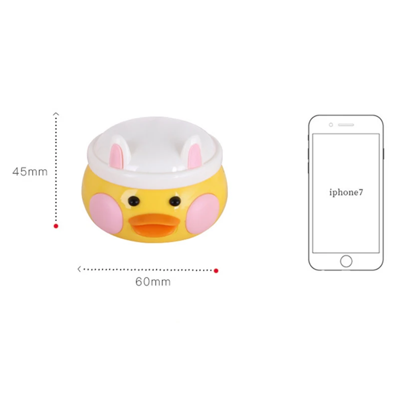 MLLSE New Brand Contact Lens Mate Box Women Men Duckling Receiving Stylish Transparent Unisex Portable Case | Аксессуары для