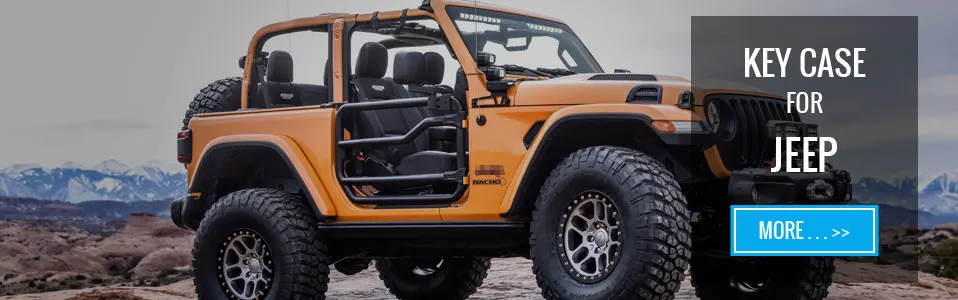 Кожаный чехол для ключей автомобиля для Jeep Commander Grand Cherokee Chrysler 300 Aspen Dodge charger Durango 4 кнопки дистанционного брелока чехол сумка