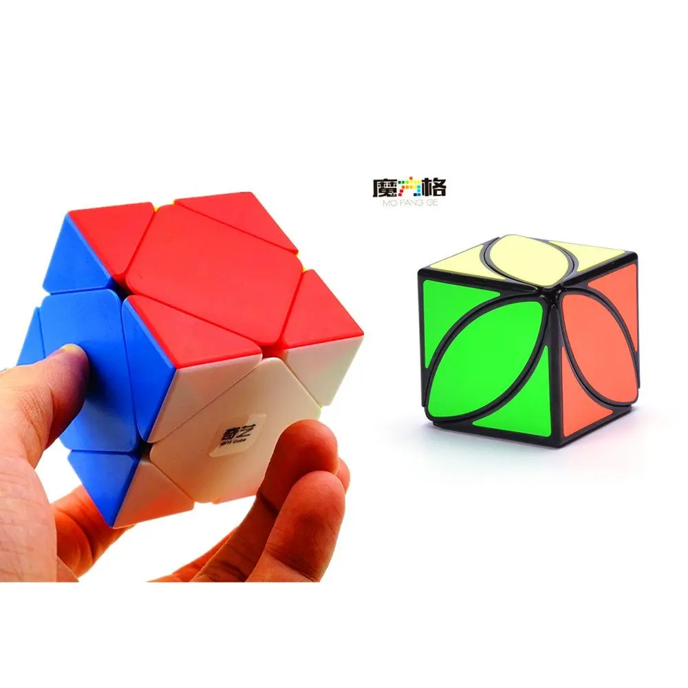 CuberSpeed Speedcubing Bundle QiYi головоломка Ivy Cube Mofangge QiCheng axis Stickerless Magic cube|magic cube|skewb stickerlesscube cube