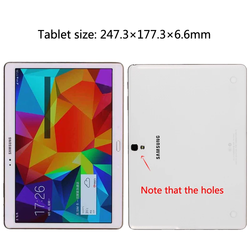 Хит продаж умный чехол книжка для Samsung Galaxy Tab S 10 5 T800 T805 из искусственной кожи с