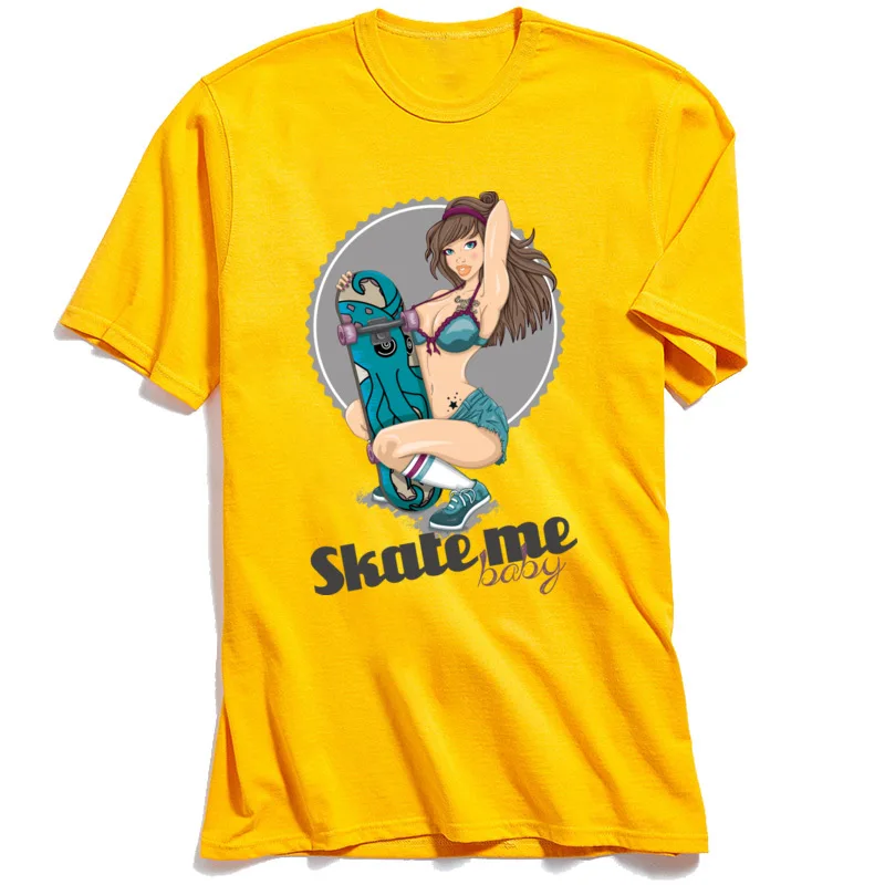 Футболка с коротким рукавом и круглым вырезом из натурального хлопка|Мужские