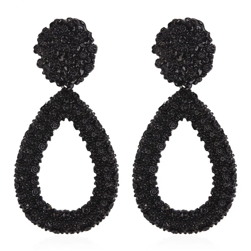 Женские винтажные серьги-капельки Boho элегантные красные и белые праздничные