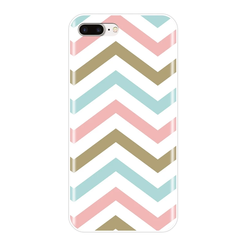 Желтый полосатый фиолетовый волнистый чехол для телефона iPhone X XR XS MAX 8 7 6 S мягкий