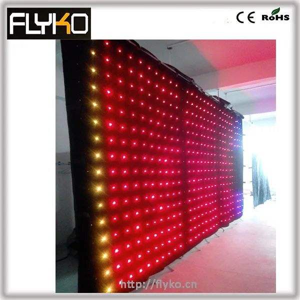Бесплатная доставка p18 6x3 м лучшая цена rgb гибкий занавес светодиодный дисплей |