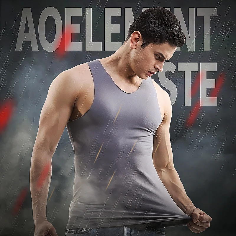 

Tank Top Casual Sleeveless Men's Gym V-neck Singlets