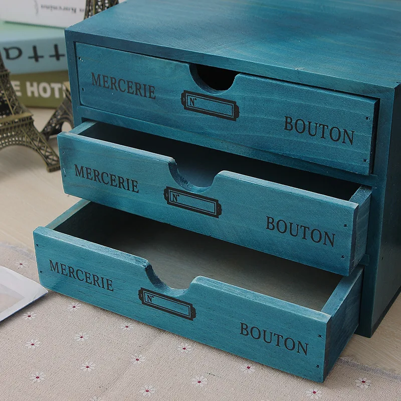 Деревянный винтажный ящик для хранения сокровищ ювелирных изделий Makewp чехол