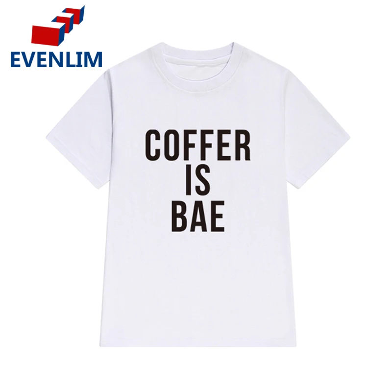 Evenlim Мода футболка с печатными буквами Для женщин тонкий черный короткими