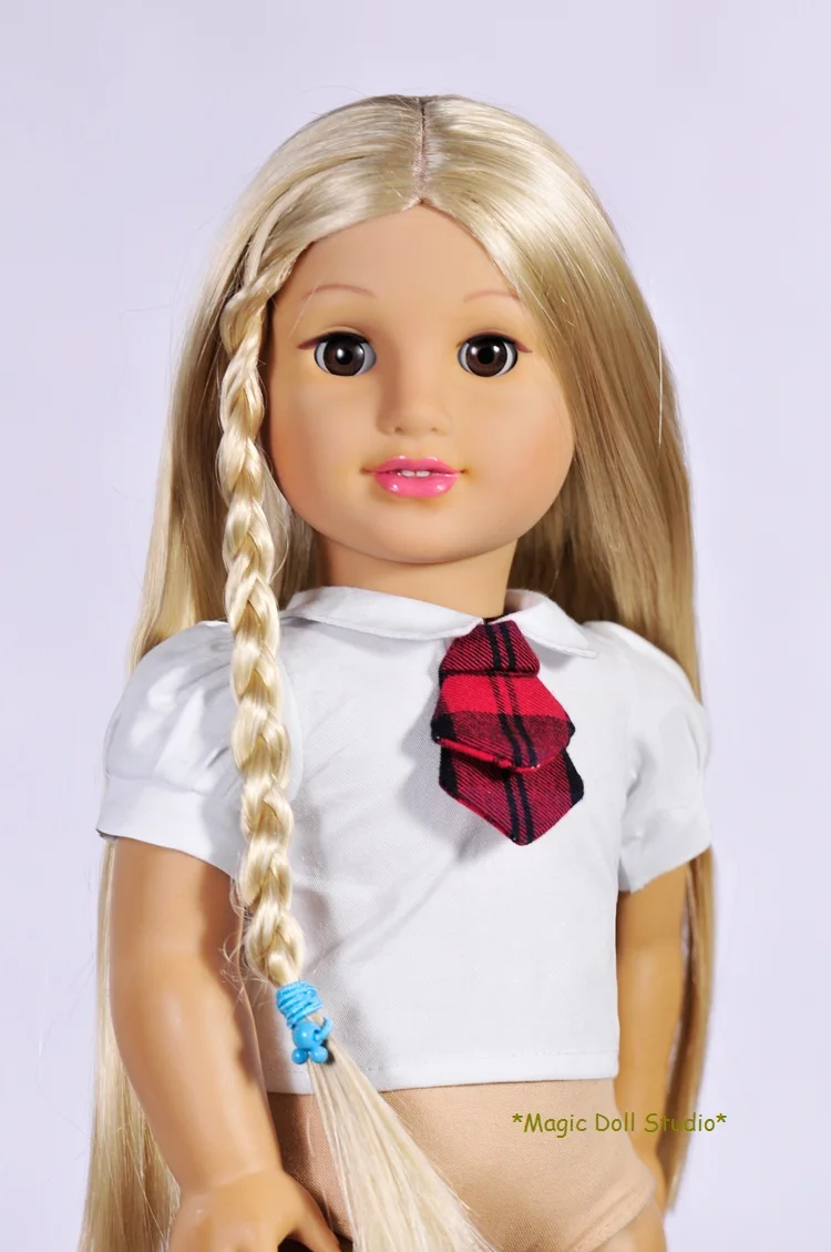 [AM041] Бесплатная доставка 18 &quotамериканская Кукла Одежда #10 наборы школьное платье