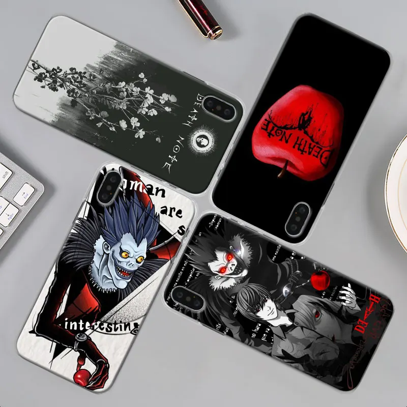 Death Note чехол для телефона для Apple iPhone X XR 7 8 Plus 6 6s Plus XS MAX 11 Pro Max SE чехол для телефона Coque