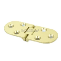 high quality 100pcs solid brass flap hinges dining tableround tablefolding table hinges furniture hardware w screws