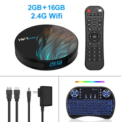 2GB16GB backlit keyb JKING HK1 Max Smart tv Box Android 9,0 4 Гб 64 Гб RK3328 1080p 4K Wifi Netflix телеприставка медиаплеер 2G 16G Android Box 9,0 - Цвет: 2GB16GB backlit keyb