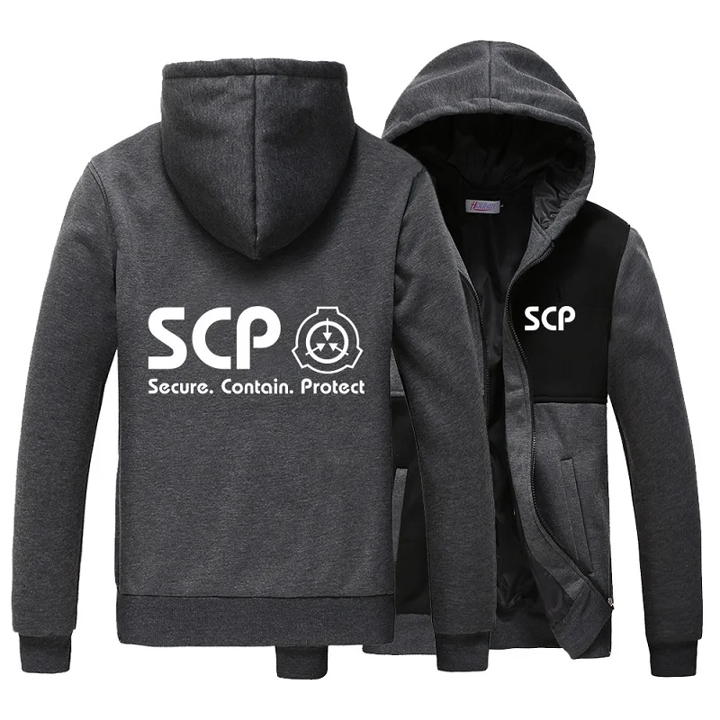 HOLRAN аниме SCP основа с капюшоном толстовка кардиган пальто специальные процедуры