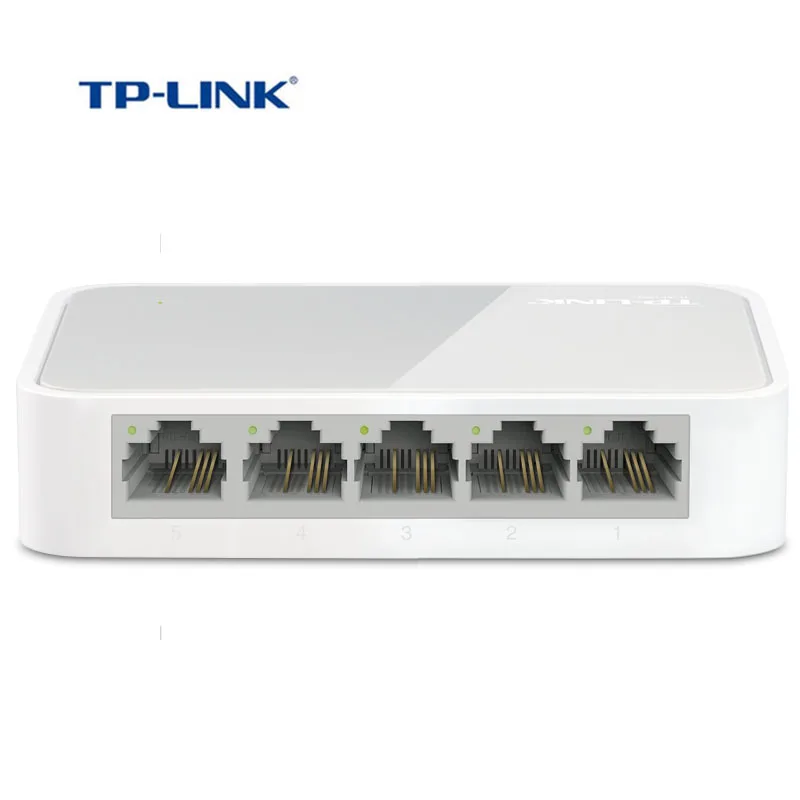TP LINK 5 порт RJ45 10/100 мбит/с быстрый переключатель сети SOHO хаб tp (TL SF1005)|Сетевые