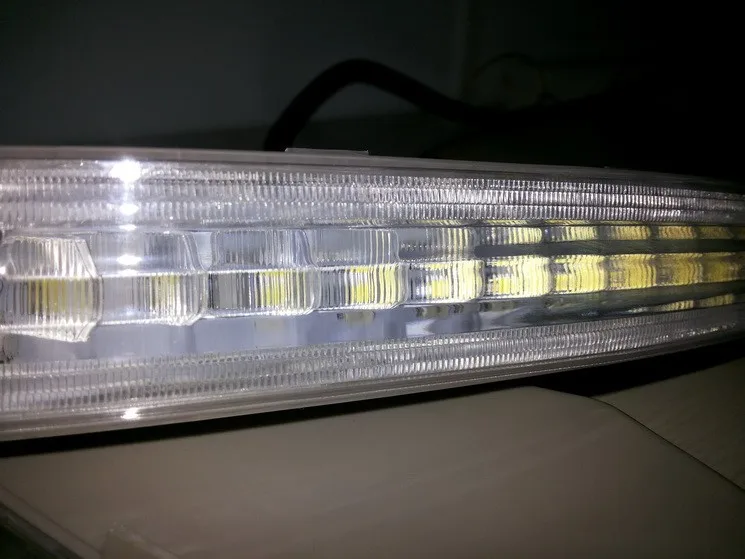 Новое поступление, LED ДХО для VW Passat B6, очень яркие дневные ходовые огни с функцией поворотника и автоматическим выключением/притуханием+ выключатель