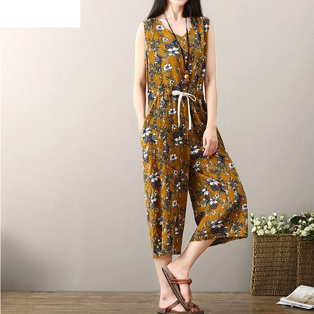 Женские льняные шаровары JAYCOSIN размера плюс для лета свободные Свободные