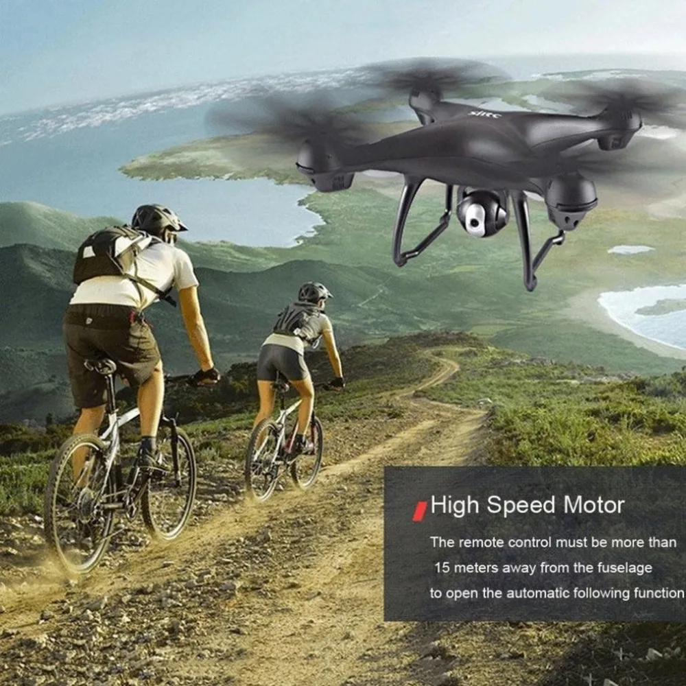 S70W HD камера Дрон WiFi/FPV RC 90 градусов широкоугольный двойной gps RC Квадрокоптер вертолет 720/1080 Профессиональный