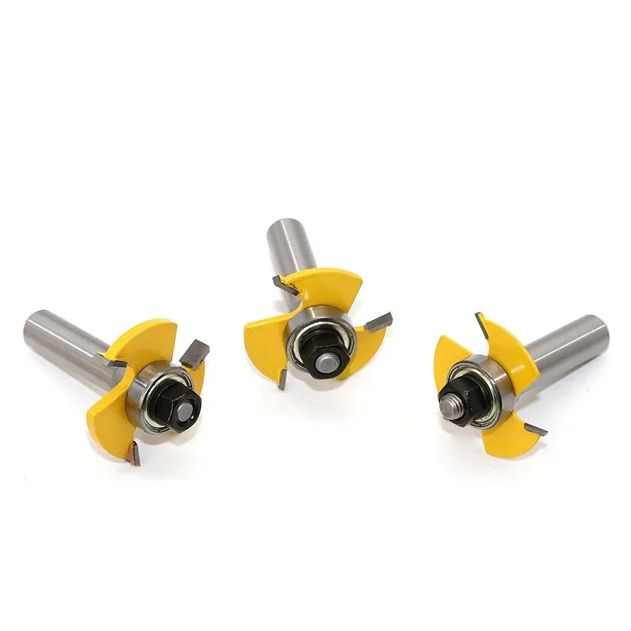 3 шт./компл. Концевая фреза 1/4 &quotx1/2&quot для резки по дереву #20 инструменты