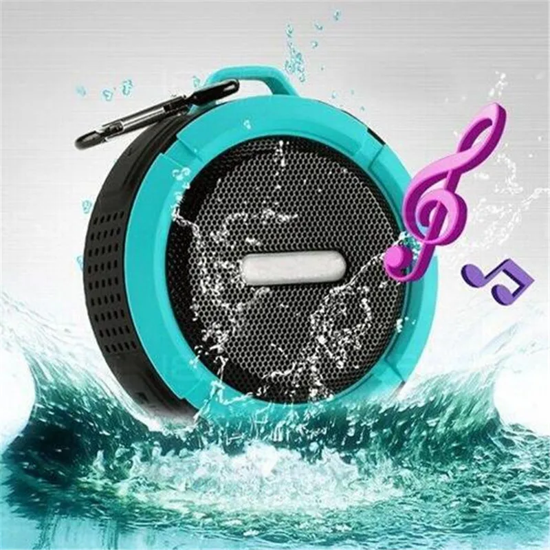 Мини водонепроницаемый портативный динамик bluetooth поддержка SD сабвуфер TF mp3