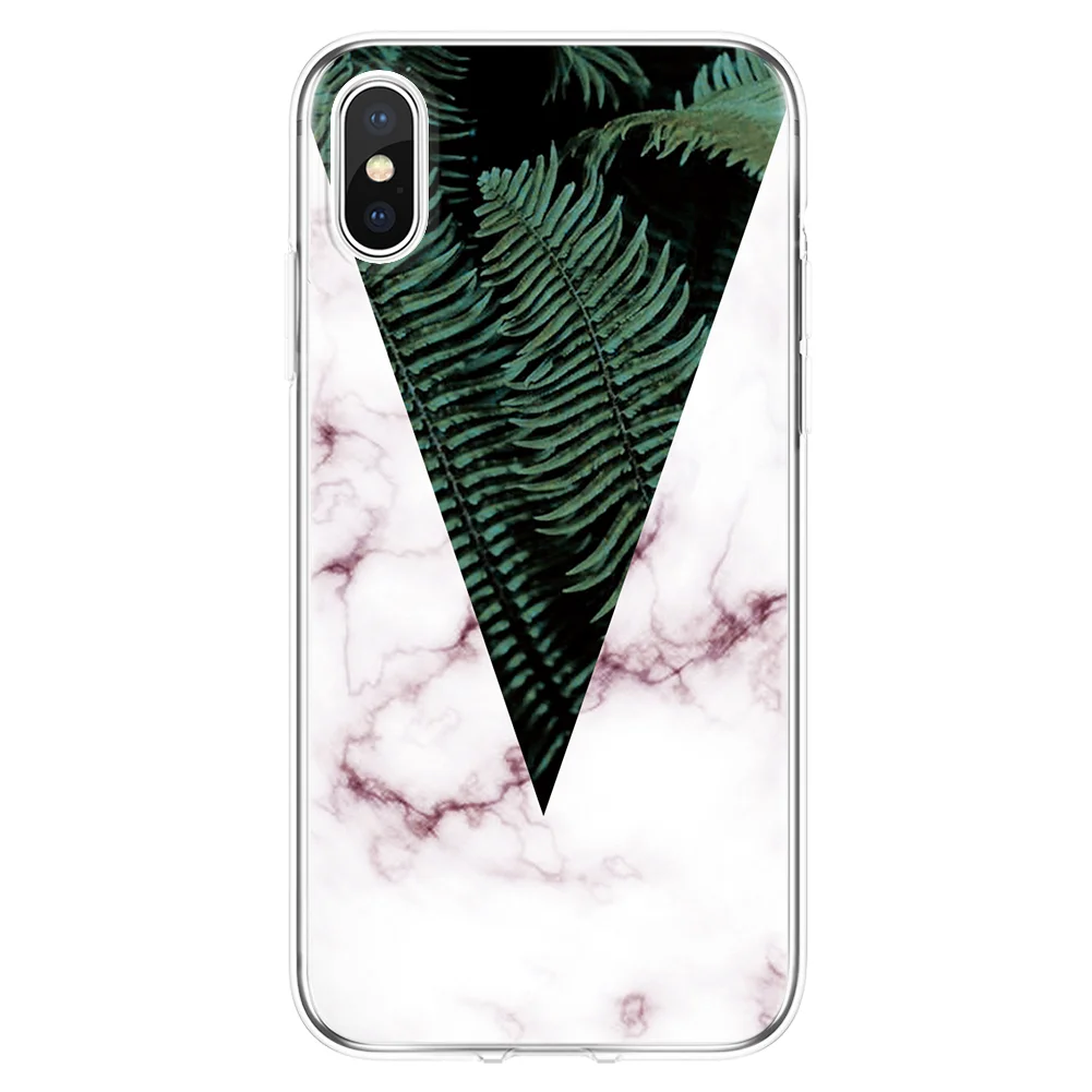 dlssjyz Чехлы с мраморным геометрическим узором для iPhone 11 Pro MAX 8 7 6 6S Plus 5 5S 5C Мягкий силиконовый чехол для iPhone X XS Чехлы для MAX XR - Цвет: dlssjyz