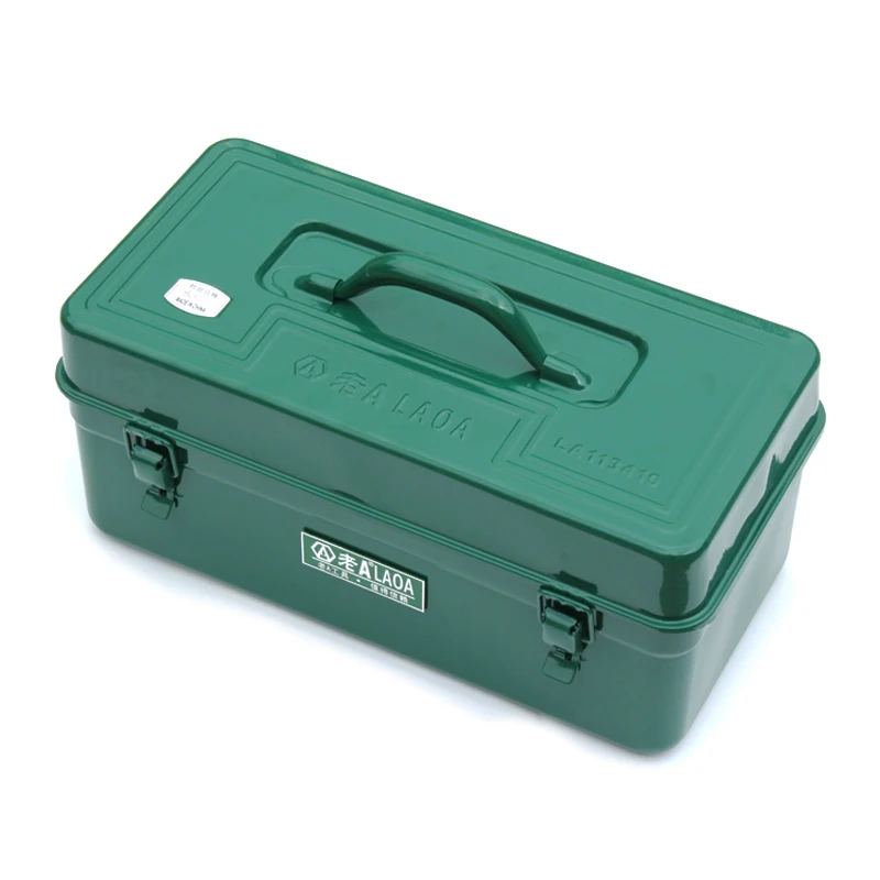 LAOA Multifunction Thicken Iron toolkit Size(410*210*180mm) Professional repair ToolBox Household parts box | Инструменты