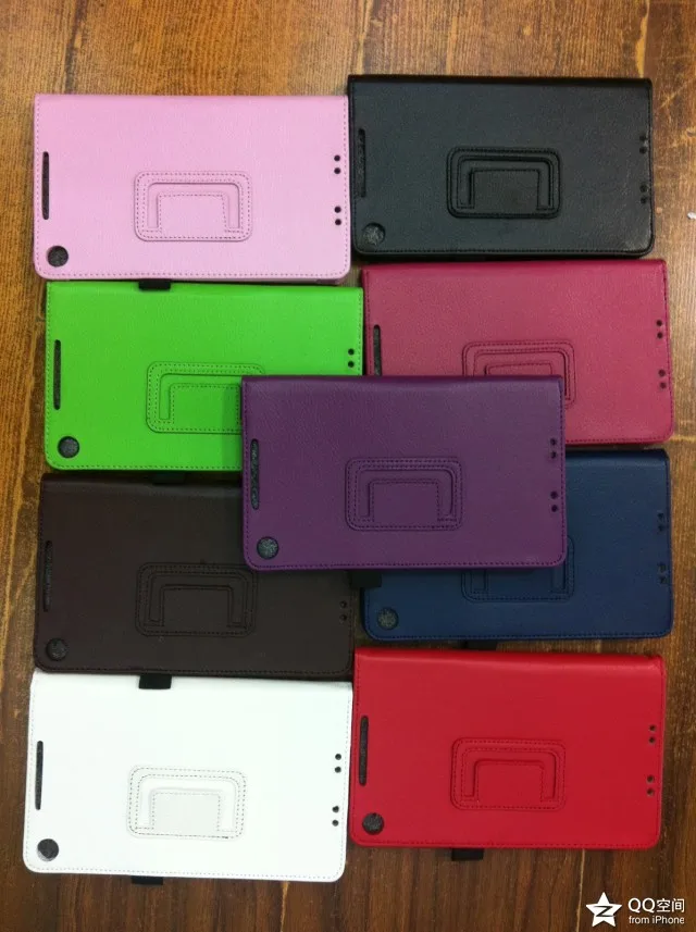 Тонкий кожаный чехол книжка с откидной крышкой и для ASUS Google Nexus 7 2nd 2 Gen 2013|case for nexus