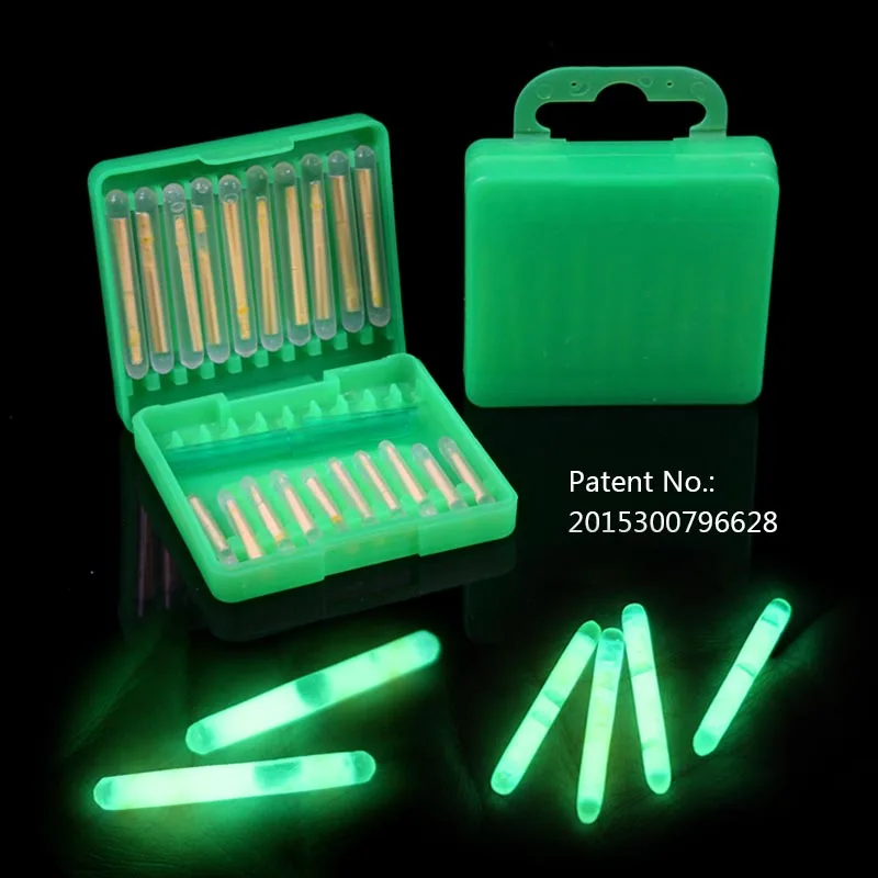 

20 Sticks in box Fishing Fluorescent Lightstick Light Night Float Rod Lights Dark Glow Stick for fishing rod tip