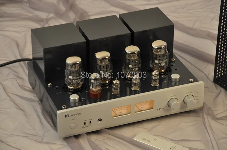 Q-019 MUZISHARE X7 Интегрированный усилитель вакуумной трубки KT88x4 AB1 Push-pull усилитель 25~ 45 Вт TR~ UL переключатель 110 В/220 В мм phono