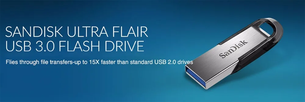SanDisk USB флеш-накопитель Ultra Flair 16 ГБ 32 ГБ 64 ГБ флеш-накопитель 128 ГБ USB 3,0 флеш-карта памяти для рабочего стола(SDCZ73