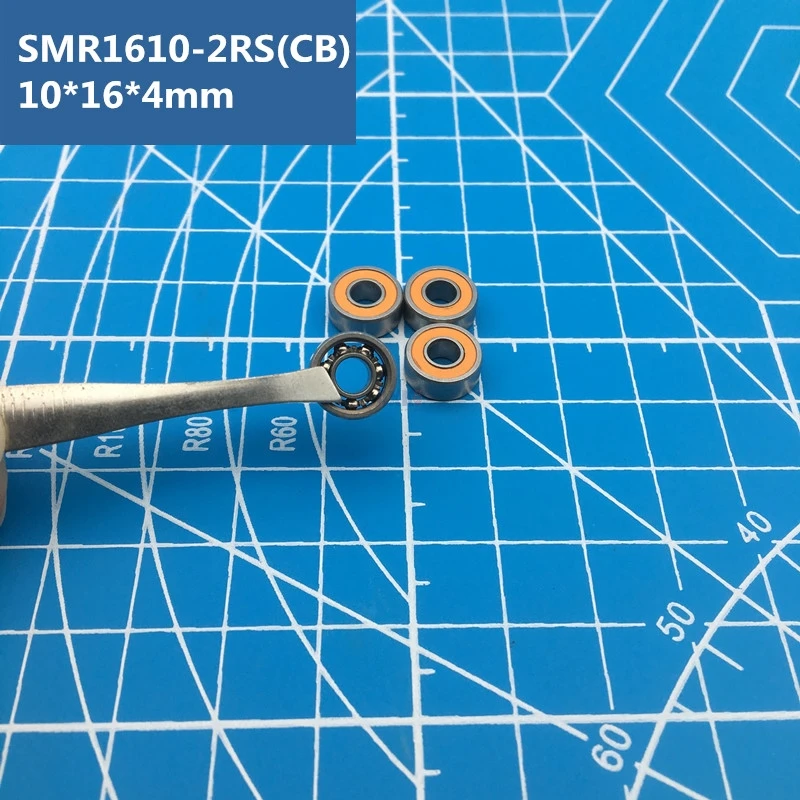 Бесплатная доставка 2 шт. ABEC-7 SMR1610 2RS 2OS сертификатом от сертификационной