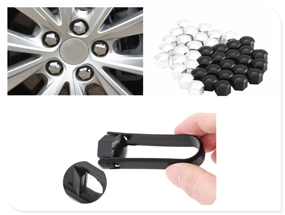 

Auto parts nut bolt tire decoration 17mm / 19mm car shape for BMW X7 X1 M760Li 740Le iX3 i3s i3 635d 120d 120i