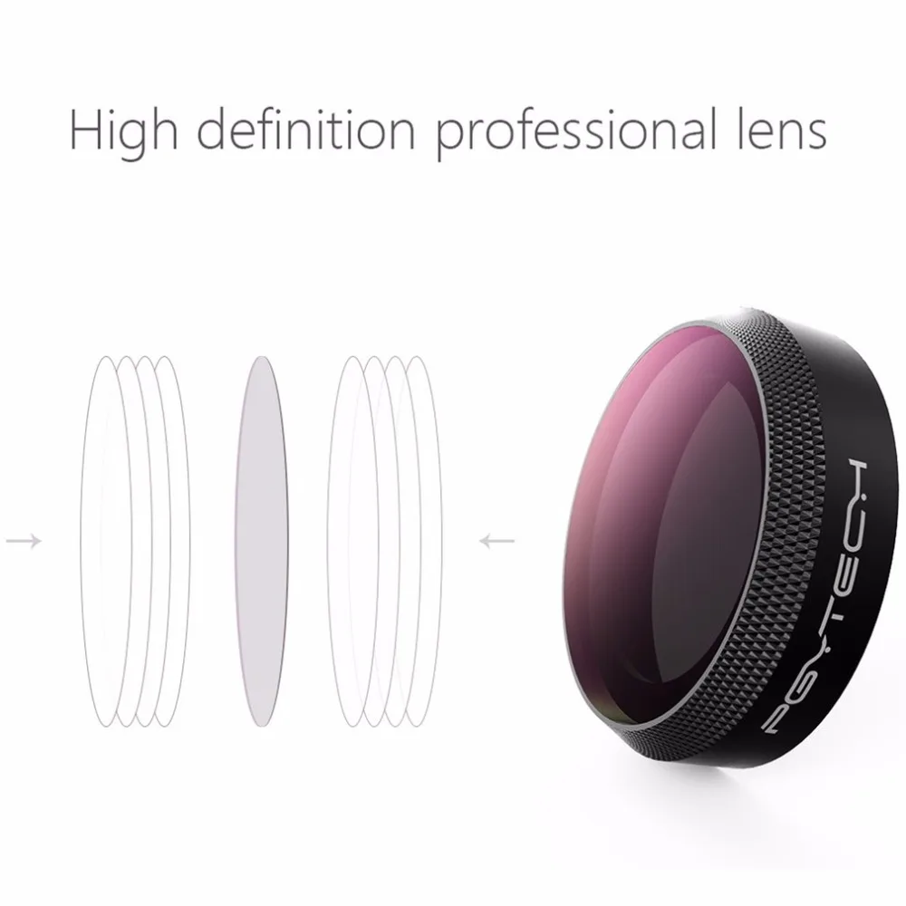 PGYTECH легкий HD ND64 PL объектив Фильтры камера фильтр для DJI MAVIC AIR|filter camera|filters for camerafilter