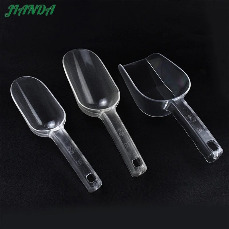 JIANDA 3 шт./компл. новейшие прозрачные пластиковые лопата лед совки бар кухня