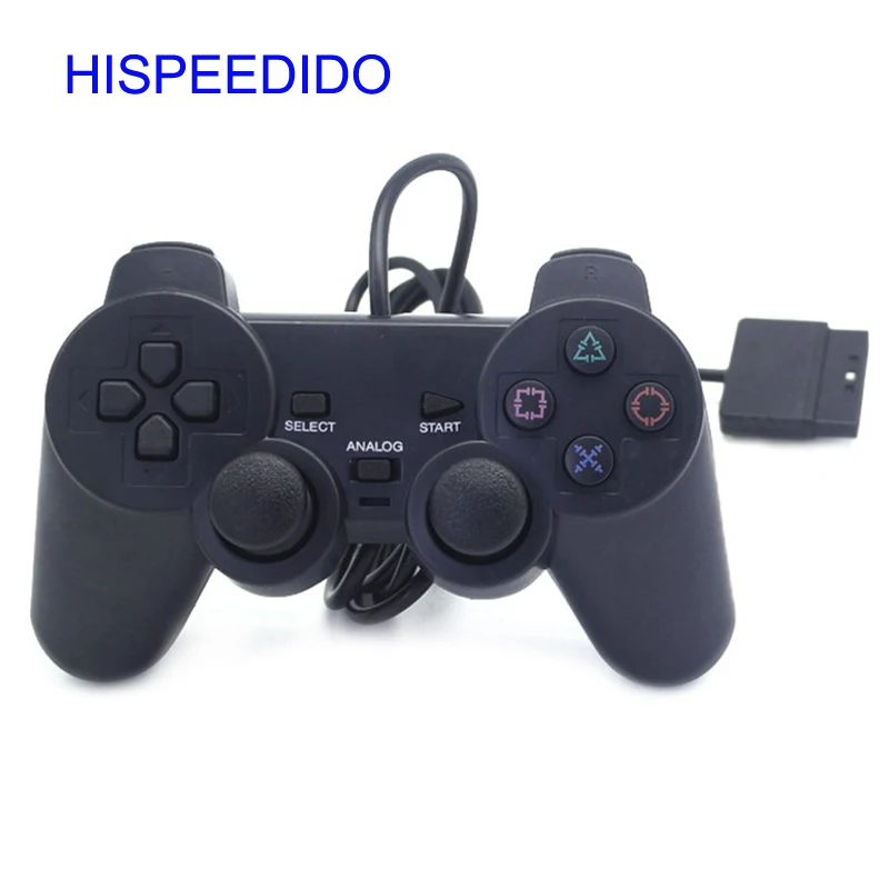 

Проводной геймпад HISPEEDIDO для Sony PS2, контроллер для Mando PS2, джойстик для plasystation 2, двойная вибрация, шоковый джойстик
