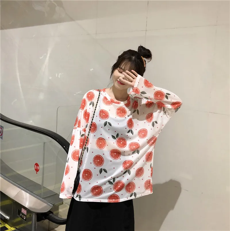 2 цвета Mihoshop Ulzzang Корейская женская модная одежда милая свободная сетчатая