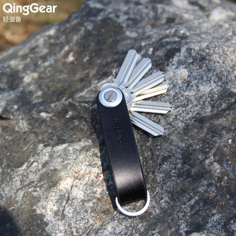 QingGear LKey комбинированный Ручной инструмент ручной работы кожаный Органайзер для