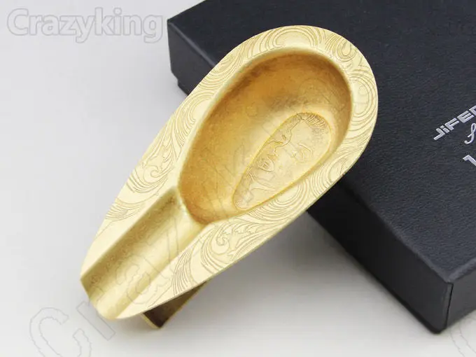 Jifeng Чистая медь минима винтажная пепельница для сигар Показать Стенд Cohiba - купить