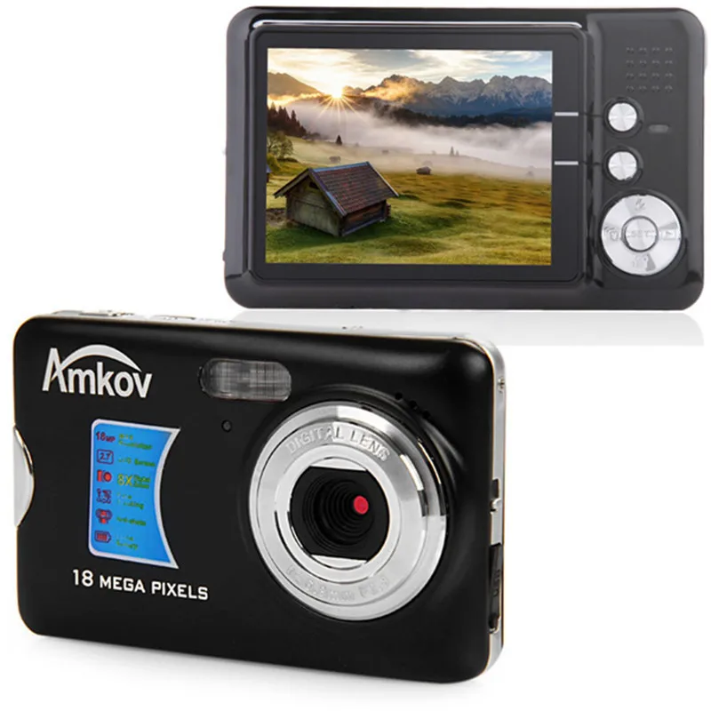 CDFE цифровая камера Профессиональная камера 8mp 2,7 дюймов алюминий+ пластиковая стойка Многоязычная Мини Портативная HD камера