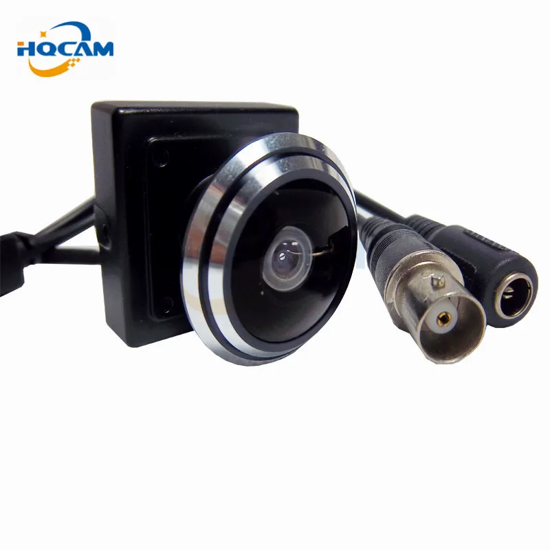 HQCAM CMOS цветная мини камера видеонаблюдения 1200TVL 1 78 мм объектив рыбий глаз