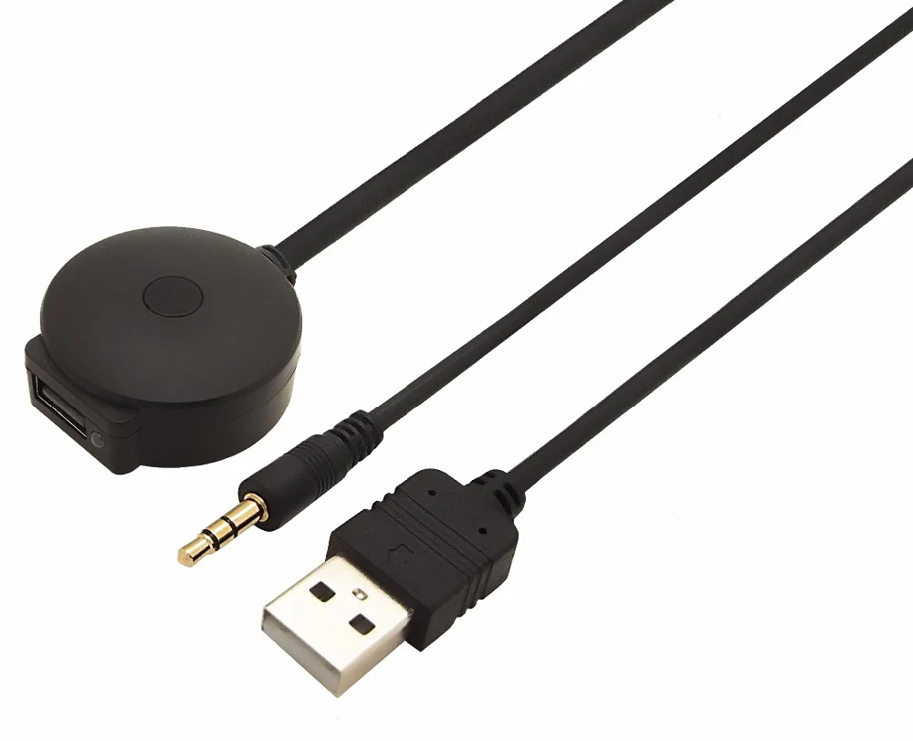USB и 3 5 мм AUX к Bluetooth аудио Aux гнездовой адаптер для автомобиля BMW Mini Cooper серии 1 2 6 7 X1
