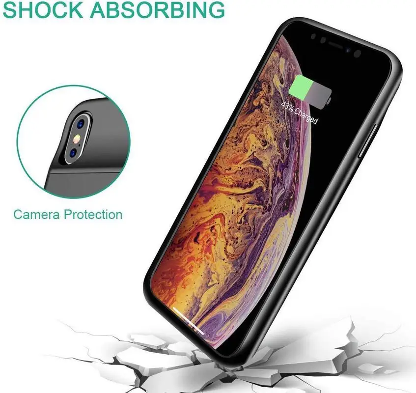 Портативный резервный чехол NENG для внешнего аккумулятора 3000 мАч iphone 6 6S 7 8 зарядки