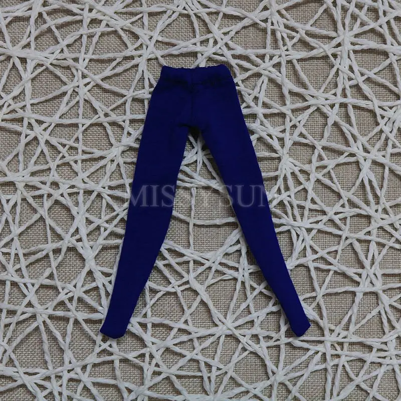 drak blue Одежда для кукол Blyth, колготки, базовые штаны из чистого хлопка для 1/6, аксессуары для кукольной одежды(fit Azone, Pullip, Barbies, Blyth, 1/6 Doll - Цвет: drak blue