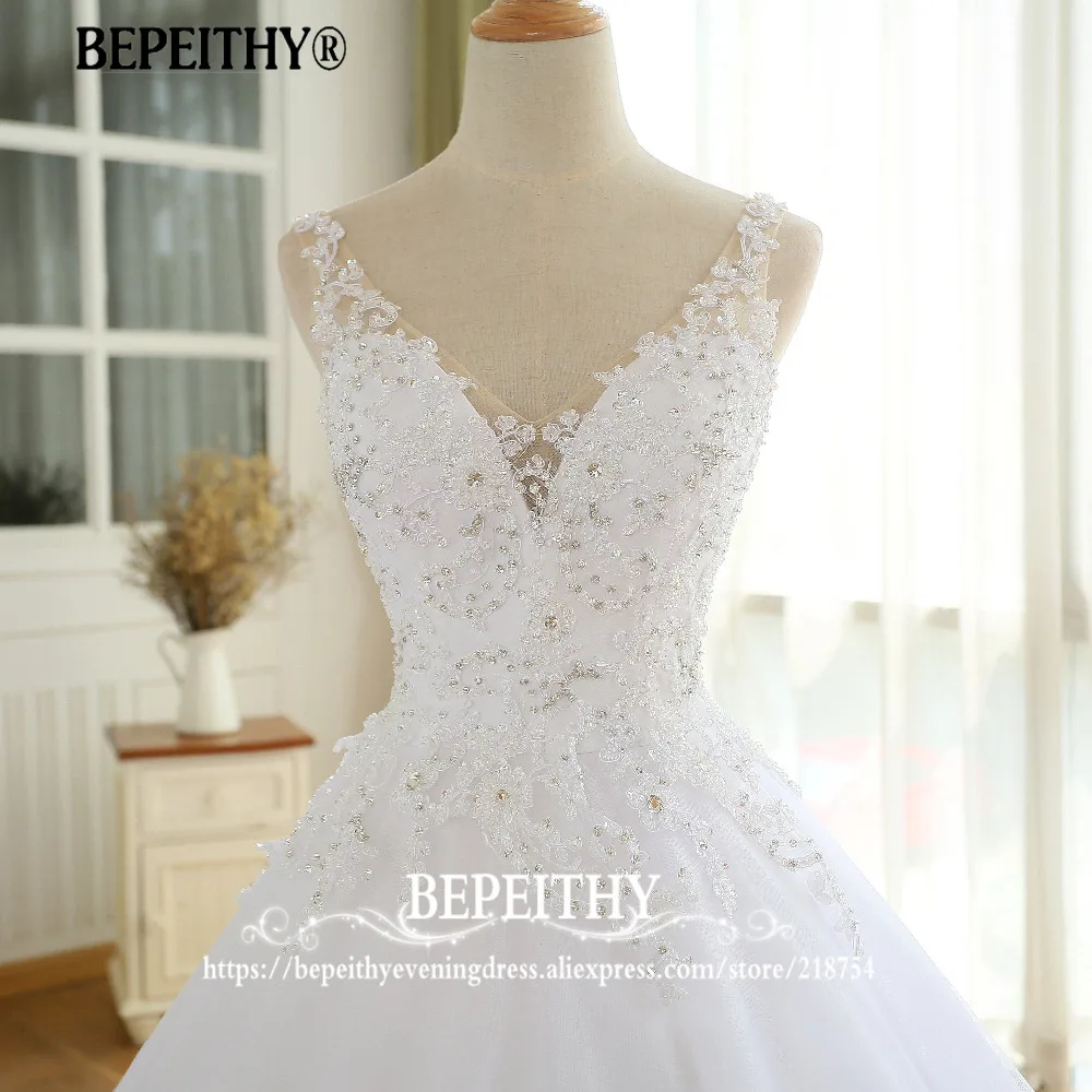 Великолепное бальное платье, свадебное платье с кружевом, Vestido De Novia Princesa, винтажное свадебное платье, реальное изображение, свадебное платье