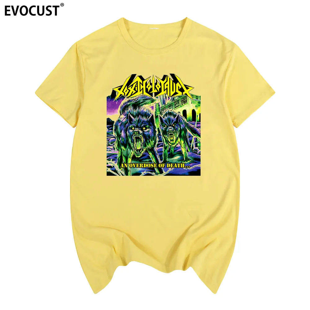 Хлопковая мужская футболка с надписью овердоз смерти |