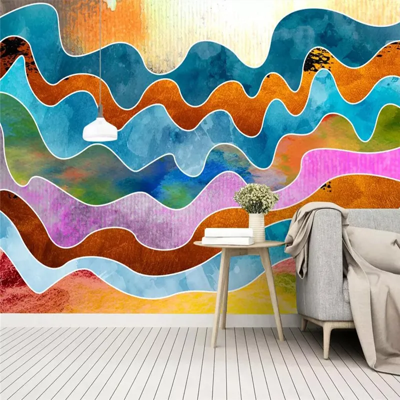 

Creative wallpaper abstract artistic conception landscape water wall professional manufacturing mural photo wallpaper