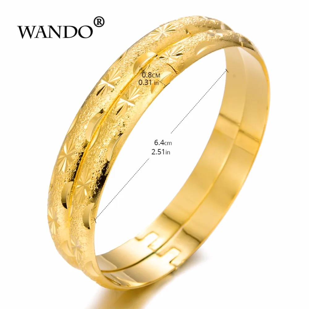 WANDO 2 шт./лот этнические золотые цветные браслеты для женщин ювелирные изделия