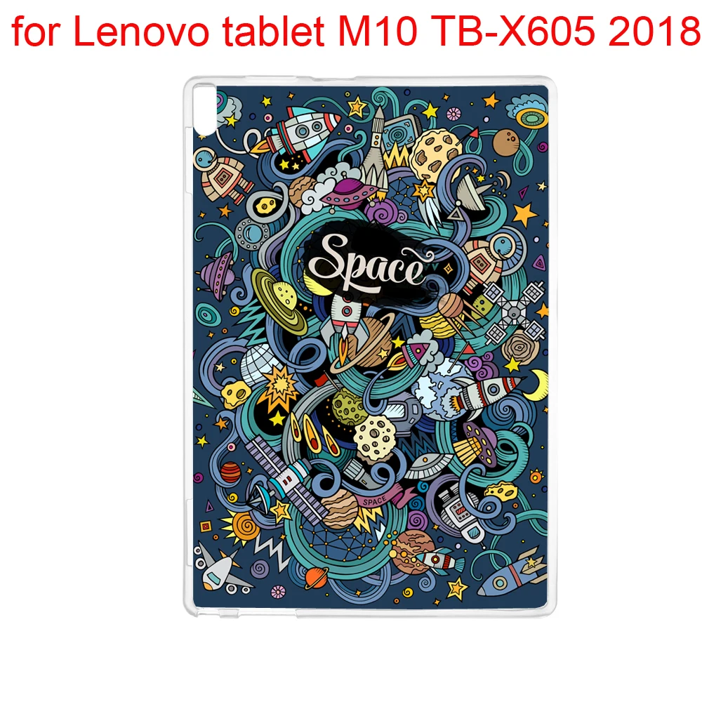 Планшетный чехол для lenovo Tab E7 E8 M10 P10 TB 7104F 8304F X605 X705 7 'Ǝ'' 10 ''мягкий из ТПУ с