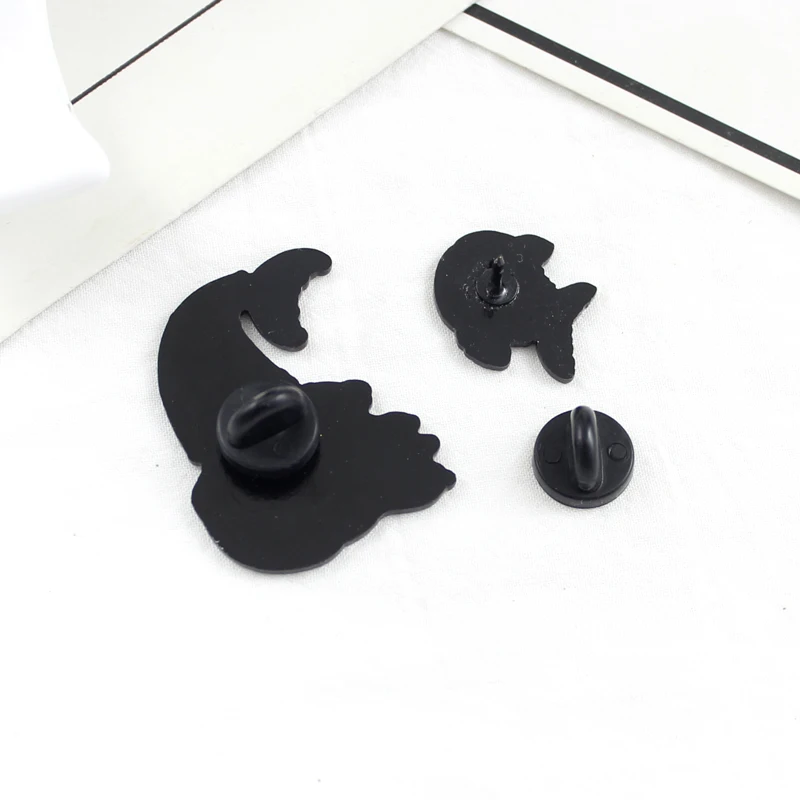 Новинка заколка-Русалка для мальчиков брошка в виде косточки русалки и кальмара